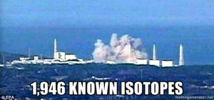 Fukushima 1946 known lethal iostopes